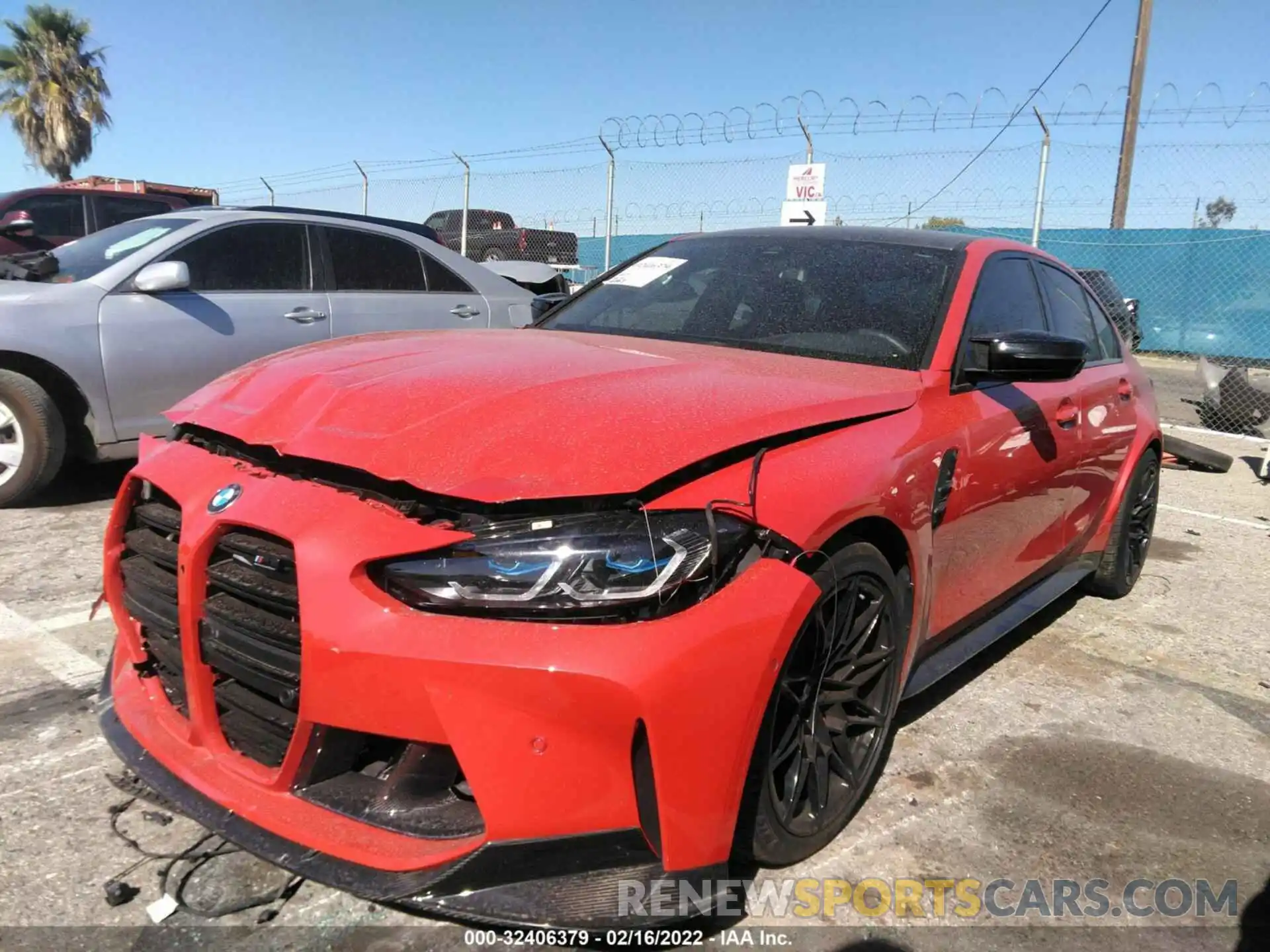 2 Photograph of a damaged car WBS33AY0XMFL27936 BMW M3 2021