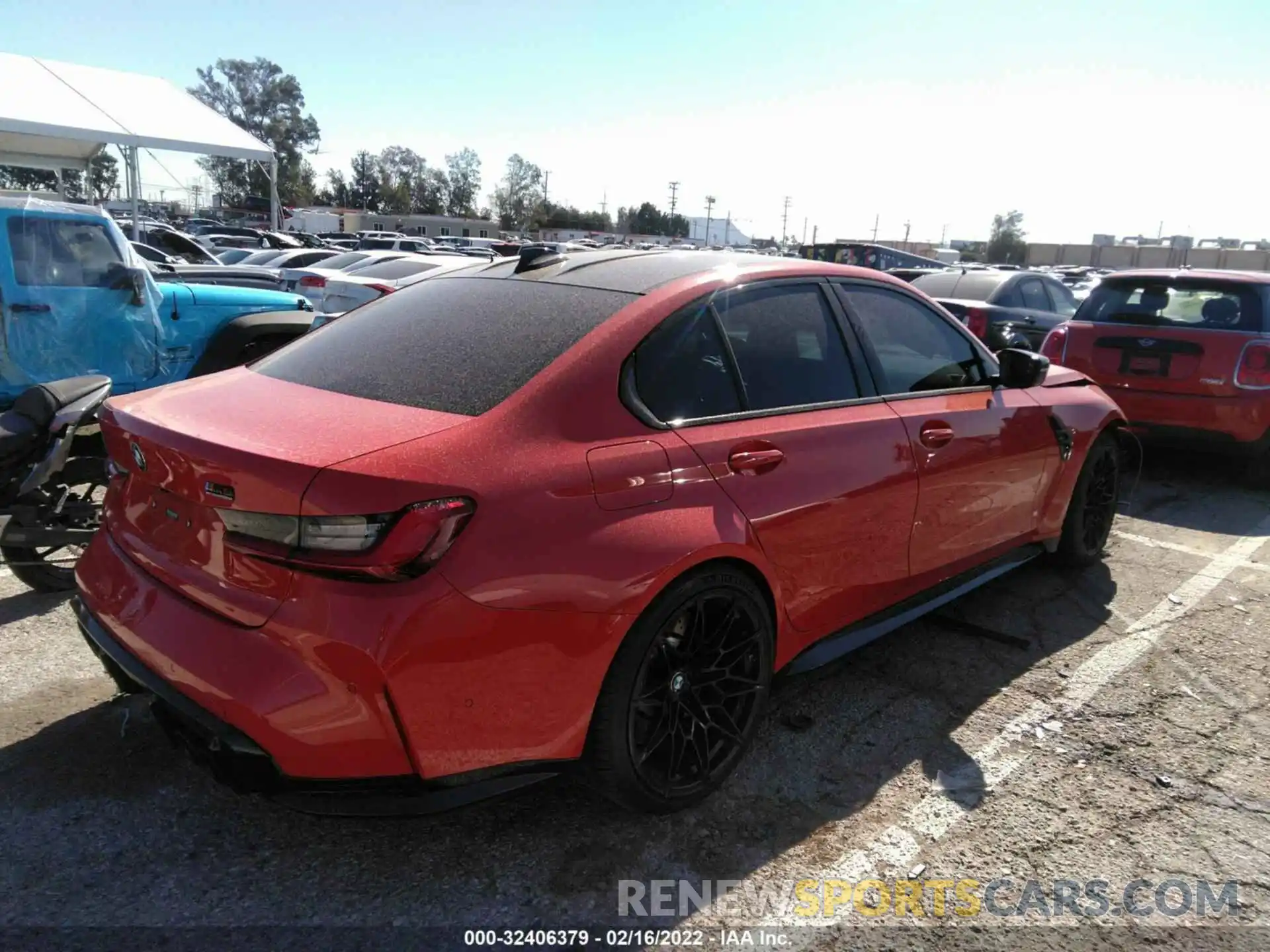 4 Photograph of a damaged car WBS33AY0XMFL27936 BMW M3 2021