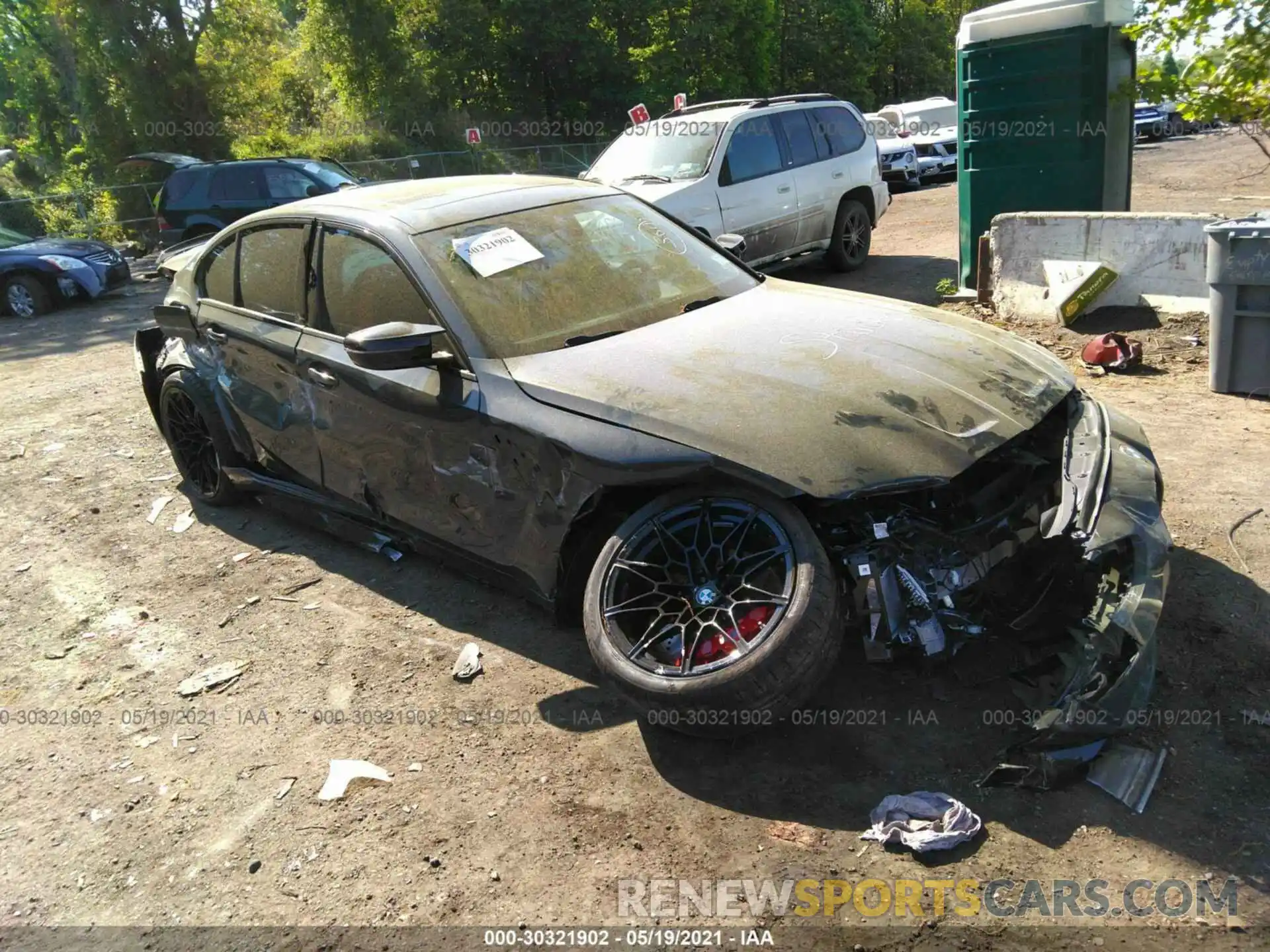 1 Photograph of a damaged car WBS53AY01MFL02237 BMW M3 2021