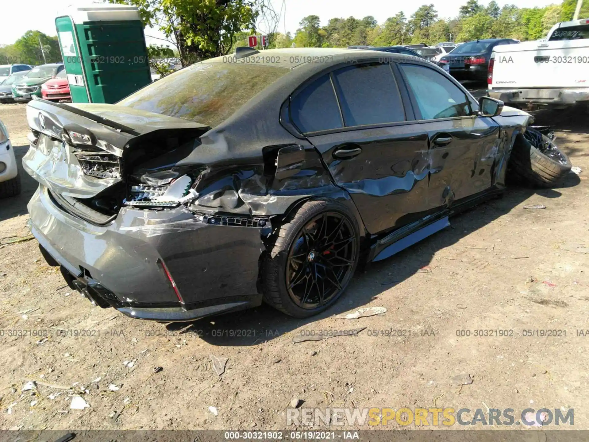 6 Photograph of a damaged car WBS53AY01MFL02237 BMW M3 2021