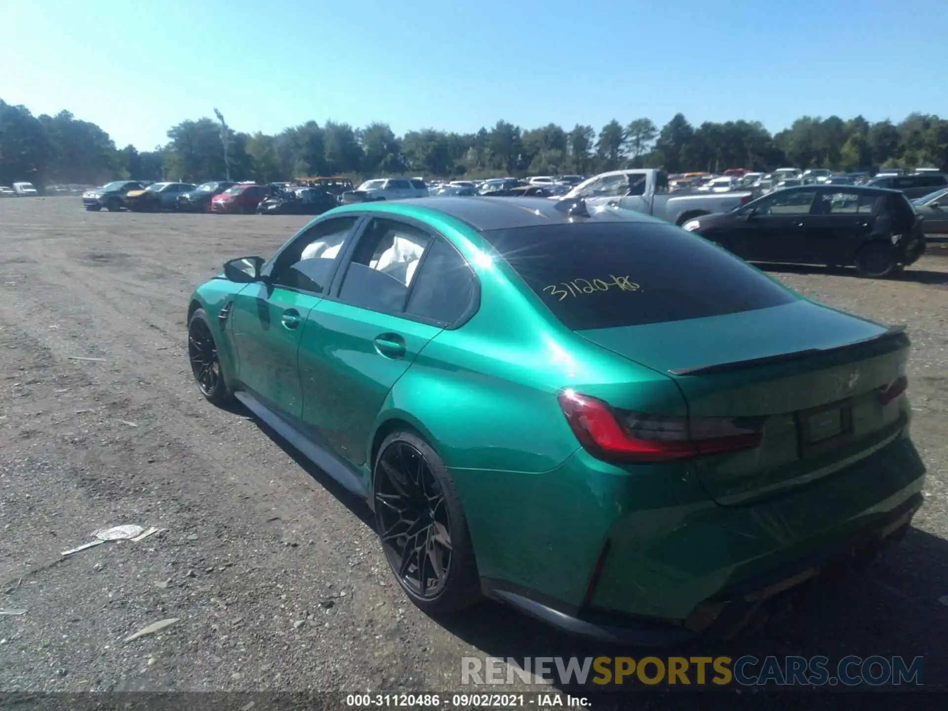 3 Photograph of a damaged car WBS53AY03MFL45011 BMW M3 2021