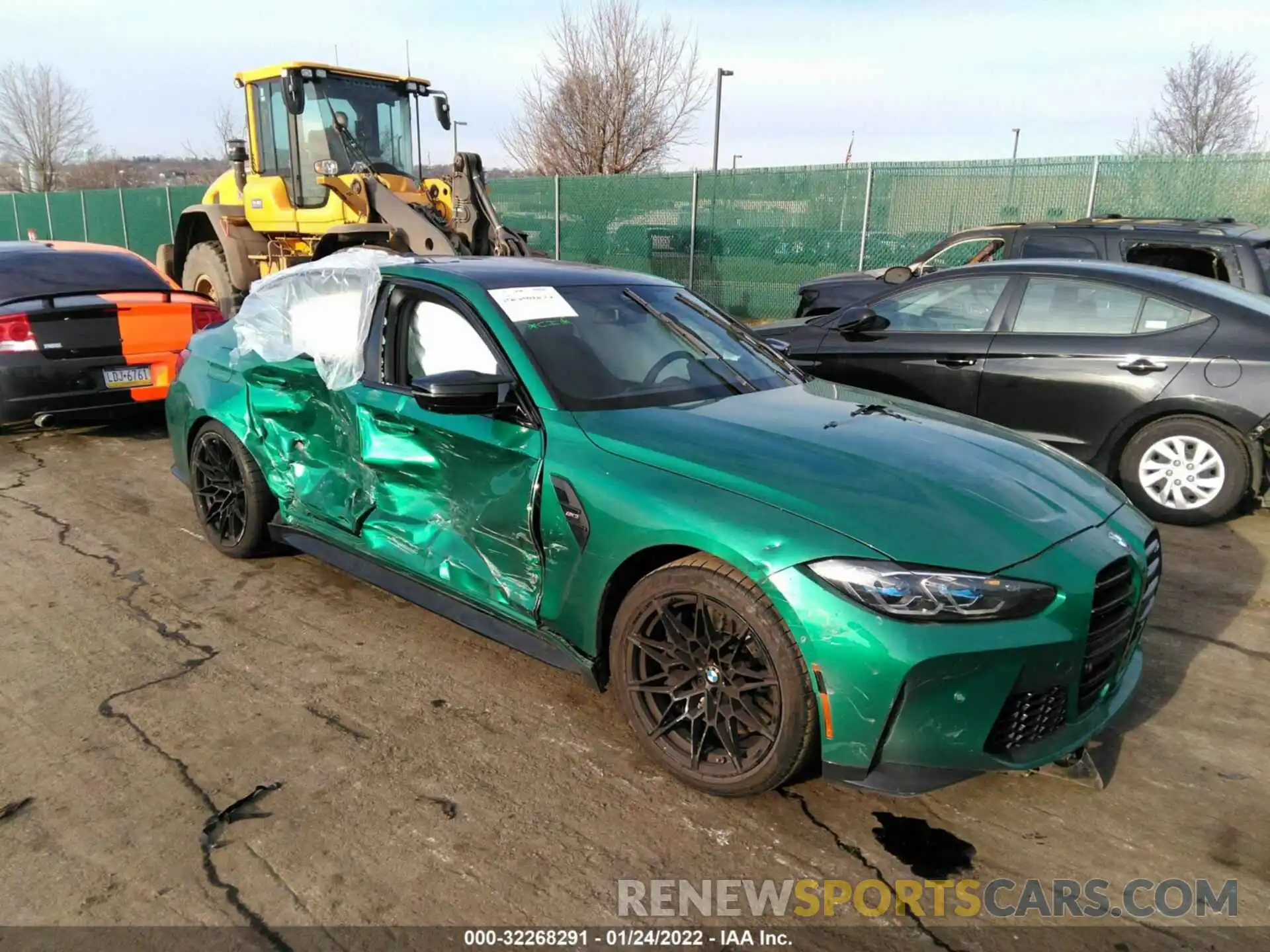 1 Photograph of a damaged car WBS53AY04MFK45404 BMW M3 2021