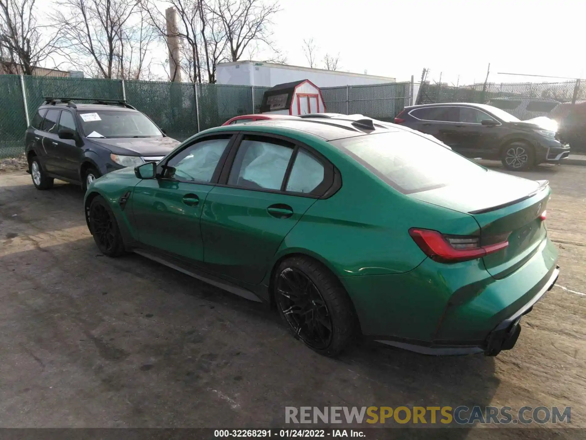 3 Photograph of a damaged car WBS53AY04MFK45404 BMW M3 2021