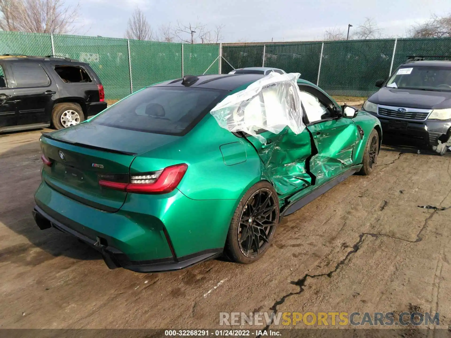 4 Photograph of a damaged car WBS53AY04MFK45404 BMW M3 2021