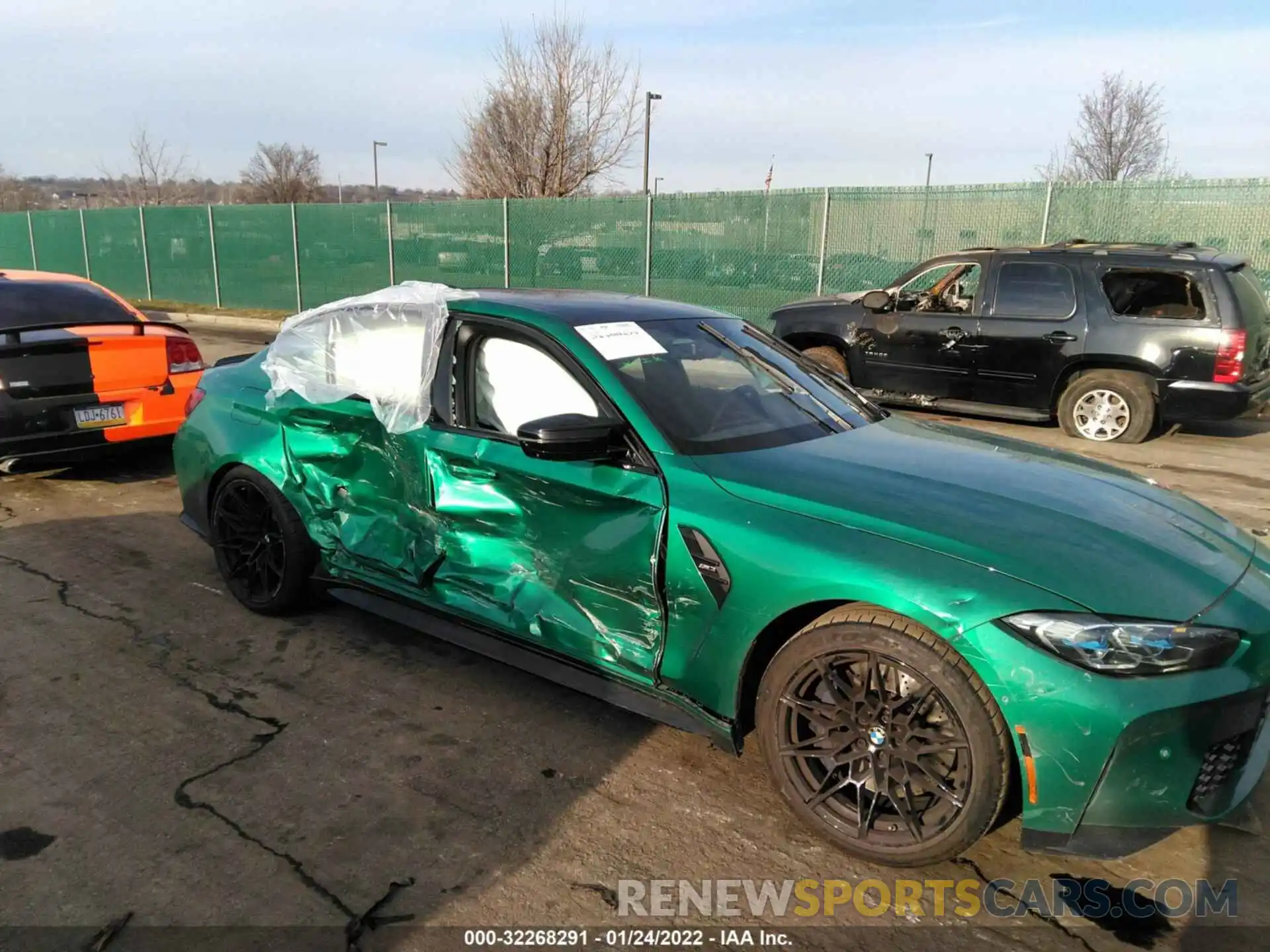 6 Photograph of a damaged car WBS53AY04MFK45404 BMW M3 2021