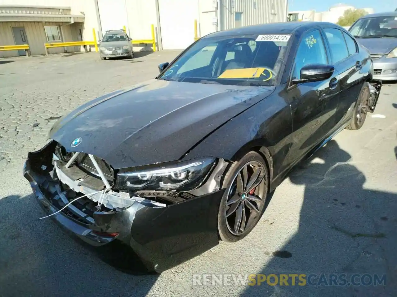 2 Photograph of a damaged car 3MW5U7J03N8C41630 BMW M3 2022