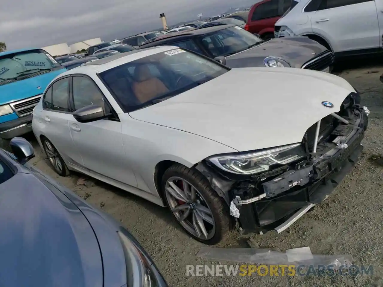 4 Photograph of a damaged car 3MW5U7J03N8C49551 BMW M3 2022
