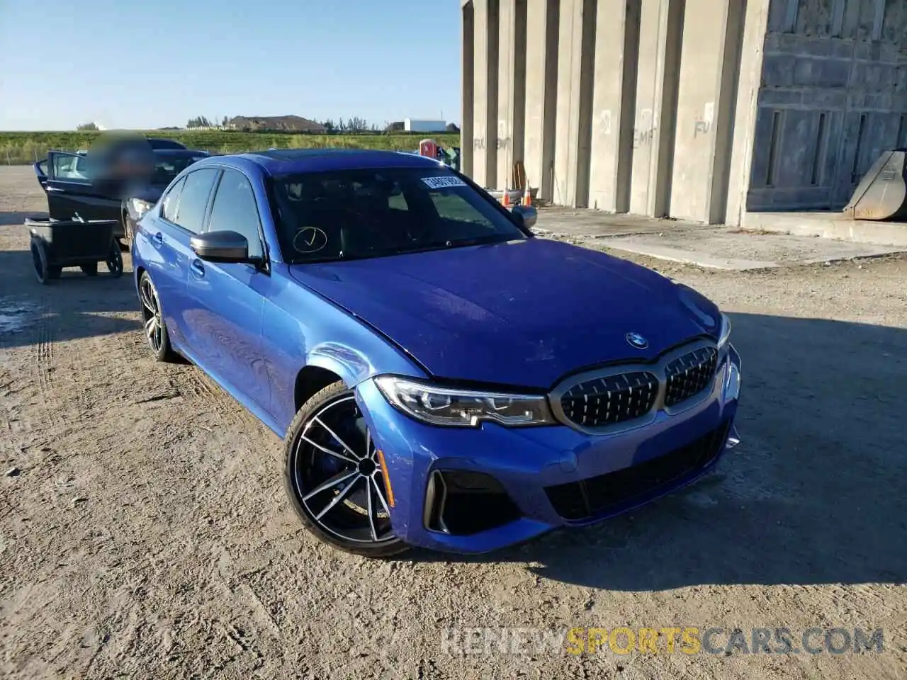 1 Photograph of a damaged car 3MW5U7J04N8C39823 BMW M3 2022