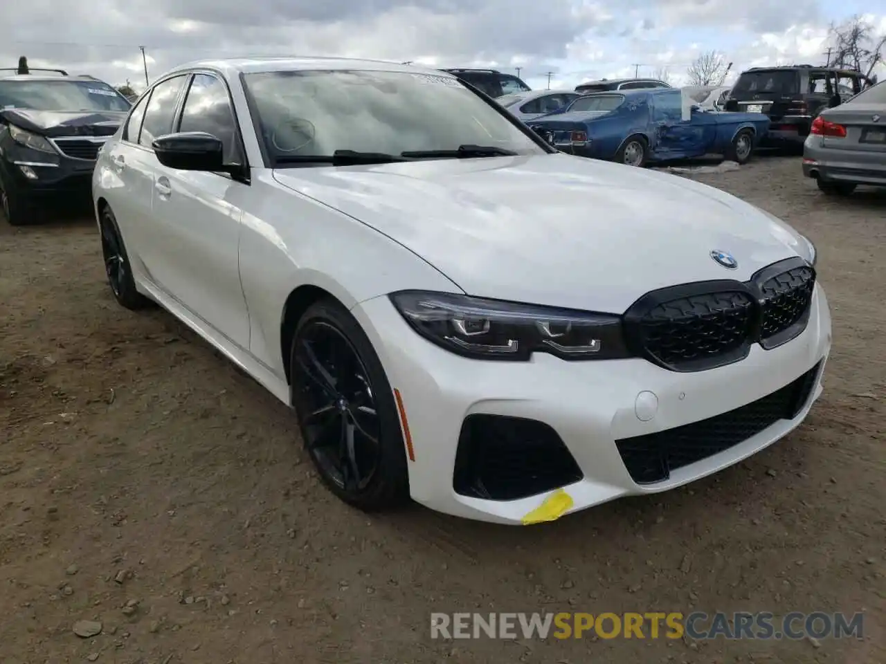 1 Photograph of a damaged car 3MW5U7J06N8C30184 BMW M3 2022