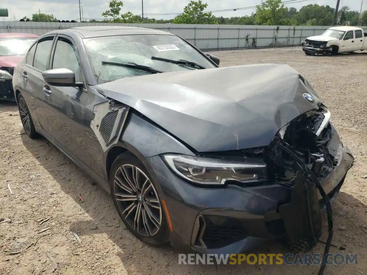 1 Photograph of a damaged car 3MW5U7J07N8C32784 BMW M3 2022