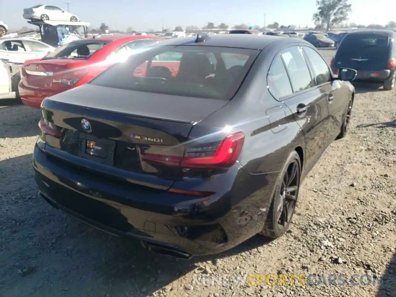 4 Photograph of a damaged car 3MW5U7J09N8C41874 BMW M3 2022