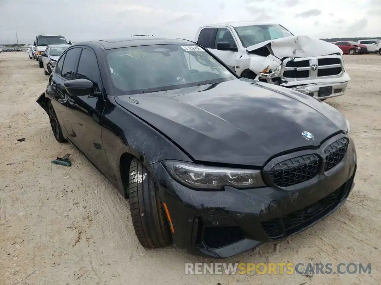 1 Photograph of a damaged car 3MW5U7J0XN8C22475 BMW M3 2022