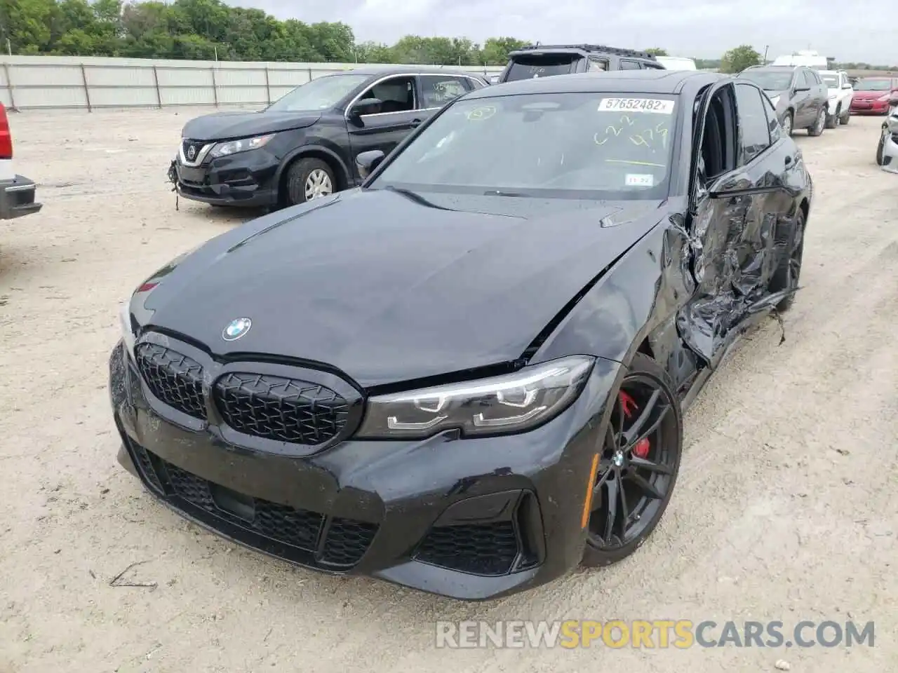 2 Photograph of a damaged car 3MW5U7J0XN8C22475 BMW M3 2022