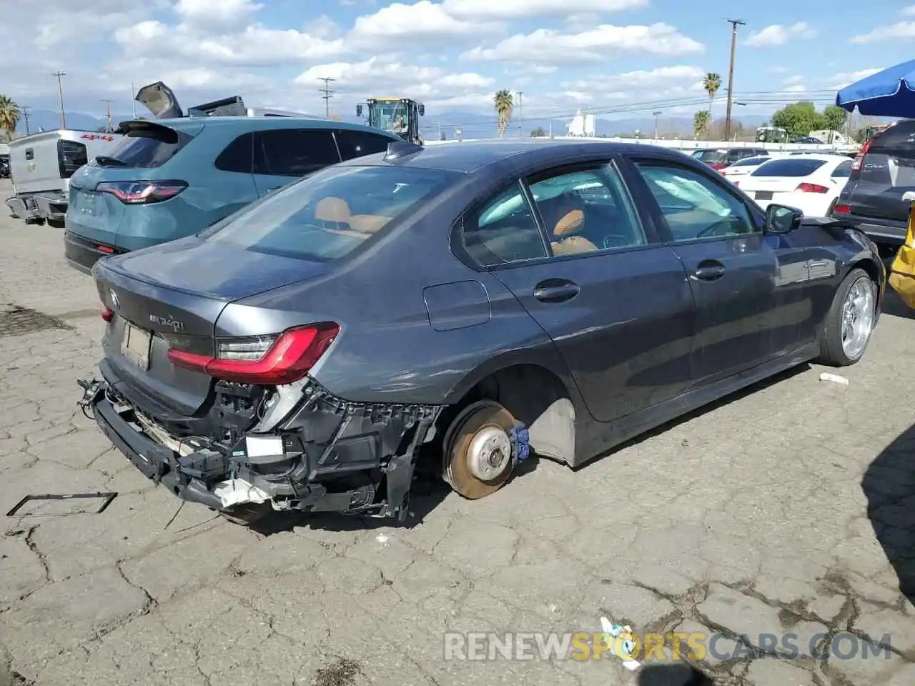 3 Photograph of a damaged car 3MW5U7J0XN8C26381 BMW M3 2022