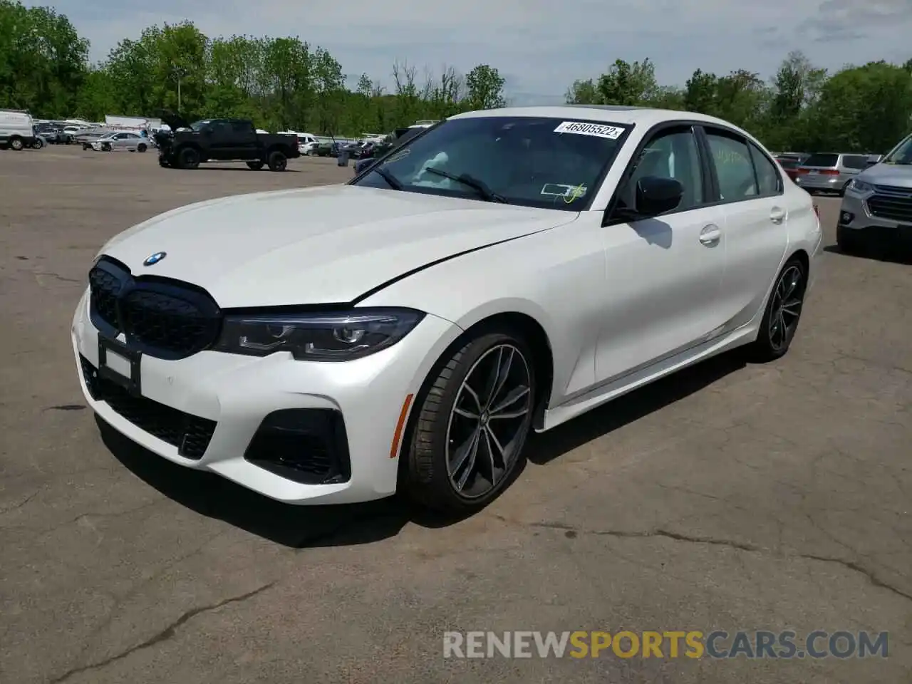 2 Photograph of a damaged car 3MW5U7J0XN8C27255 BMW M3 2022