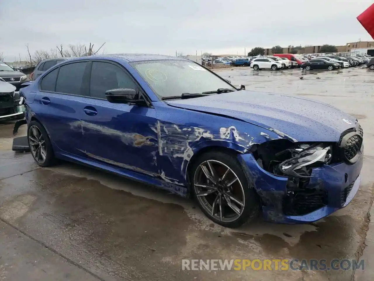 4 Photograph of a damaged car 3MW5U9J01N8C75707 BMW M3 2022