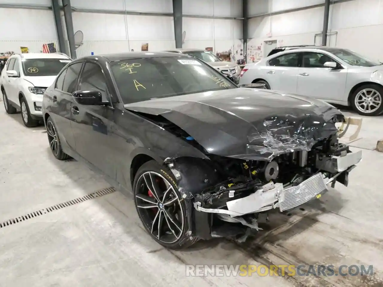 1 Photograph of a damaged car 3MW5U9J09N8C33379 BMW M3 2022