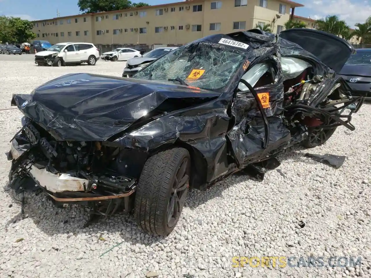 2 Photograph of a damaged car WBA5U7C03NFL69516 BMW M3 2022