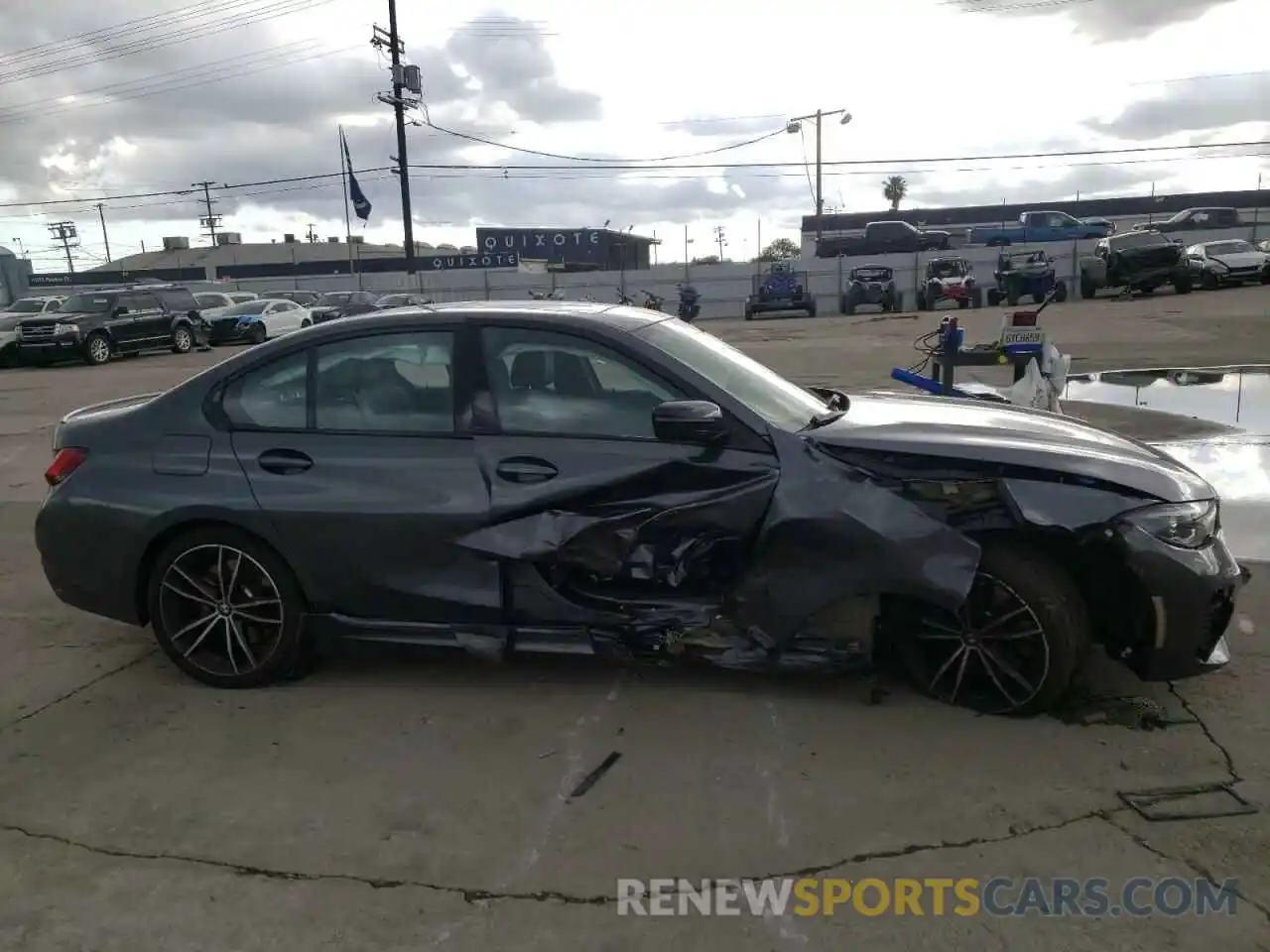 9 Photograph of a damaged car WBA5U7C03NFL75705 BMW M3 2022