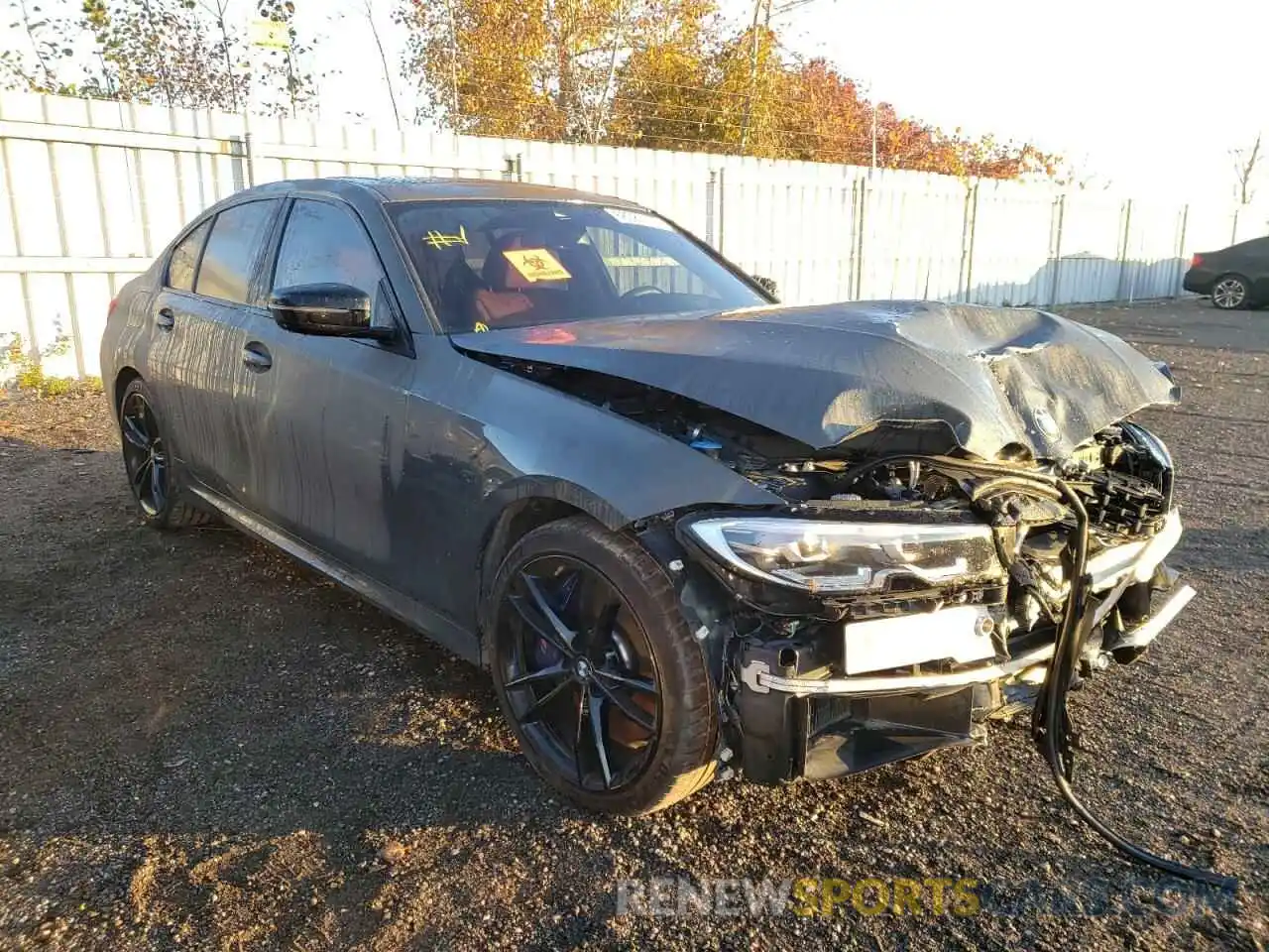 1 Photograph of a damaged car WBA5U9C0XNFL99950 BMW M3 2022