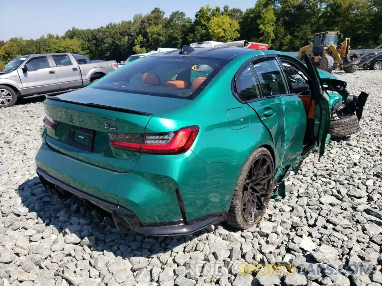 4 Photograph of a damaged car WBS33AY07NFM41930 BMW M3 2022