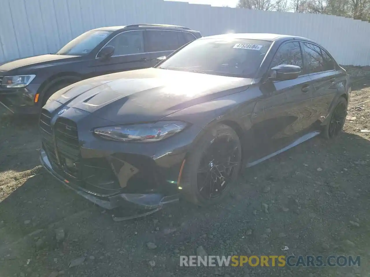 1 Photograph of a damaged car WBS33AY08NFM38759 BMW M3 2022