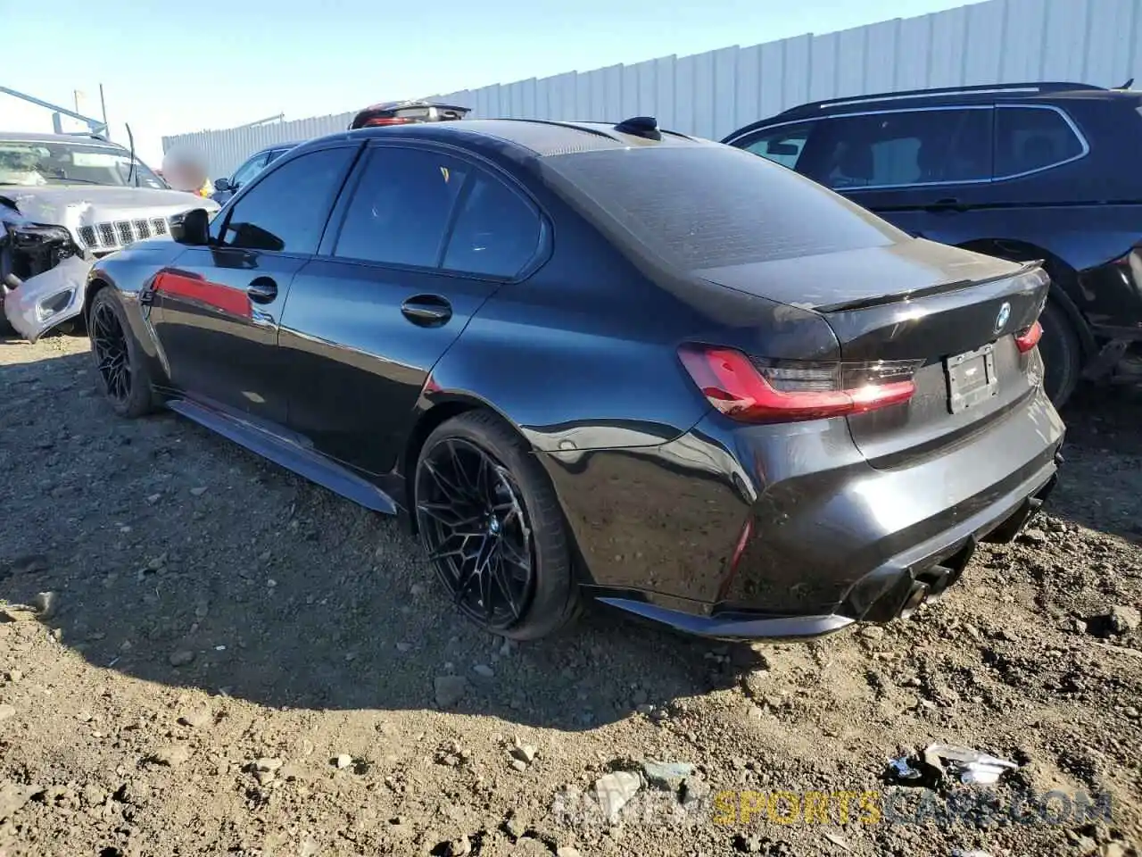 2 Photograph of a damaged car WBS33AY08NFM38759 BMW M3 2022