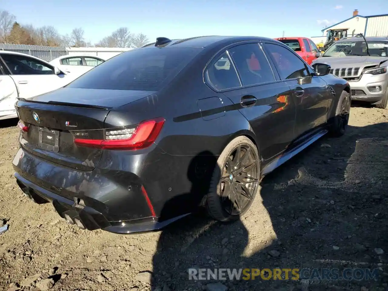 3 Photograph of a damaged car WBS33AY08NFM38759 BMW M3 2022