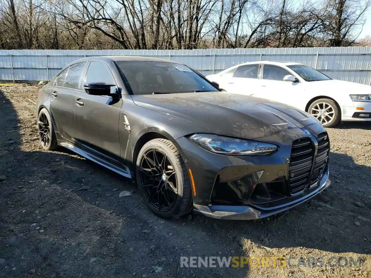 4 Photograph of a damaged car WBS33AY08NFM38759 BMW M3 2022