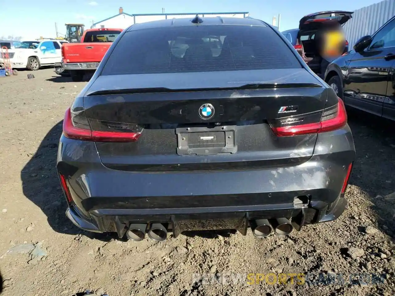 6 Photograph of a damaged car WBS33AY08NFM38759 BMW M3 2022