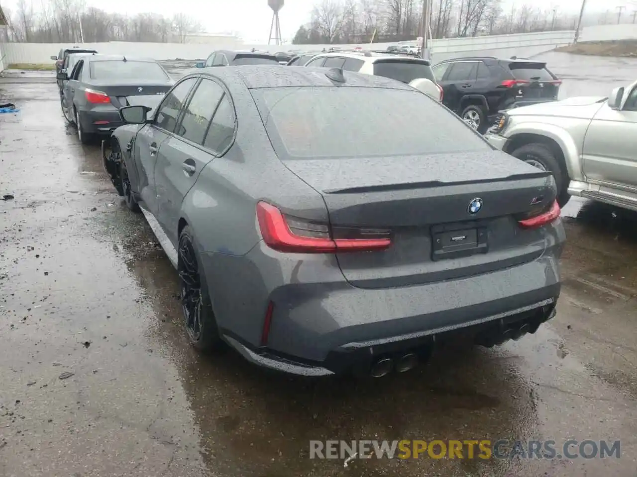 3 Photograph of a damaged car WBS43AY01NFL64993 BMW M3 2022