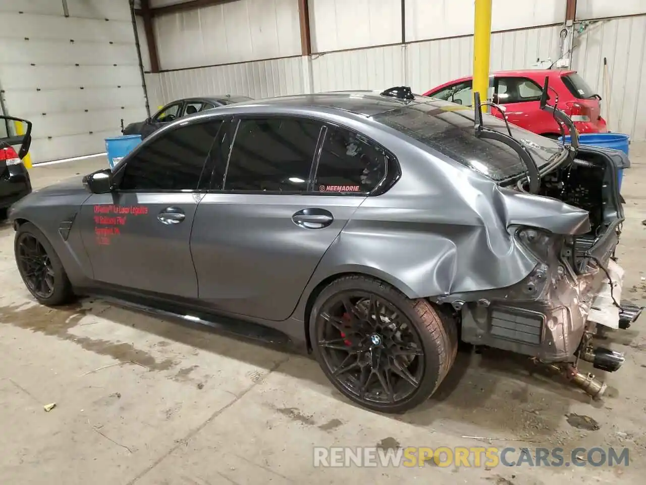 2 Photograph of a damaged car WBS43AY02NFM05146 BMW M3 2022