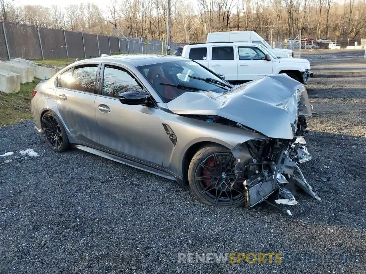 4 Фотография поврежденного автомобиля WBS43AY03NFL99387 BMW M3 2022