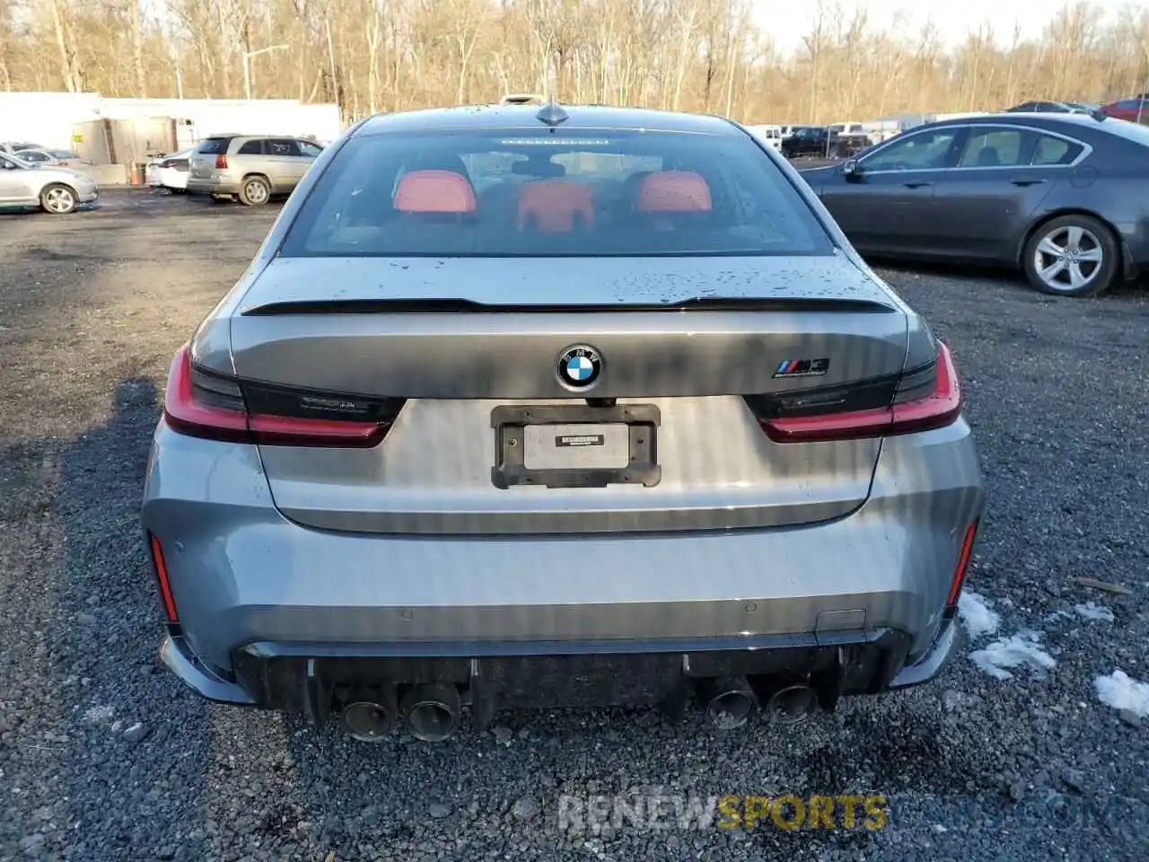 6 Photograph of a damaged car WBS43AY03NFL99387 BMW M3 2022