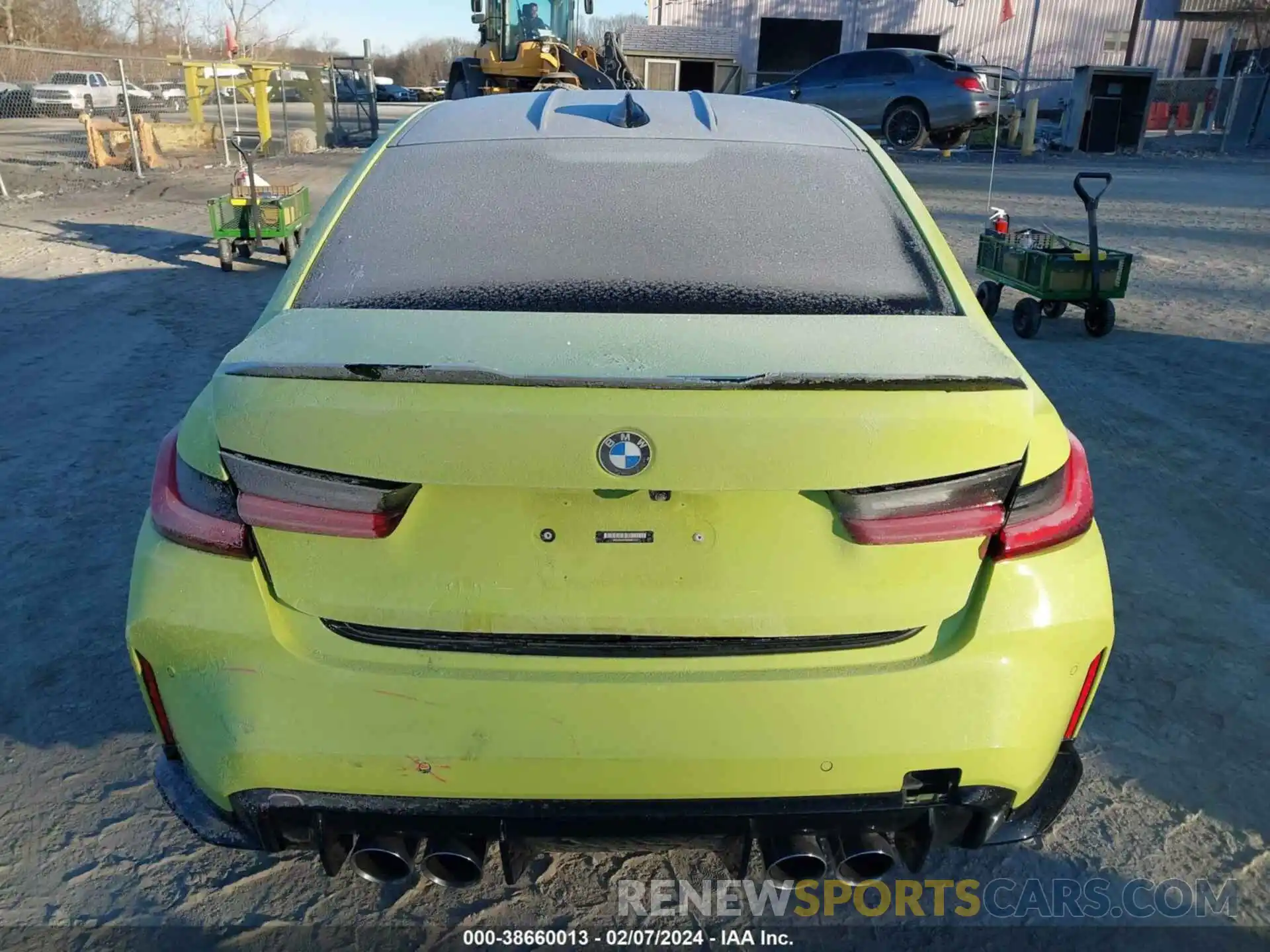 16 Photograph of a damaged car WBS43AY03NFM61127 BMW M3 2022