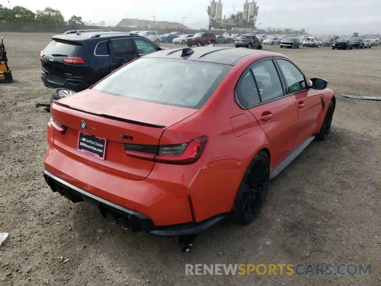 4 Photograph of a damaged car WBS43AY05NFM41722 BMW M3 2022