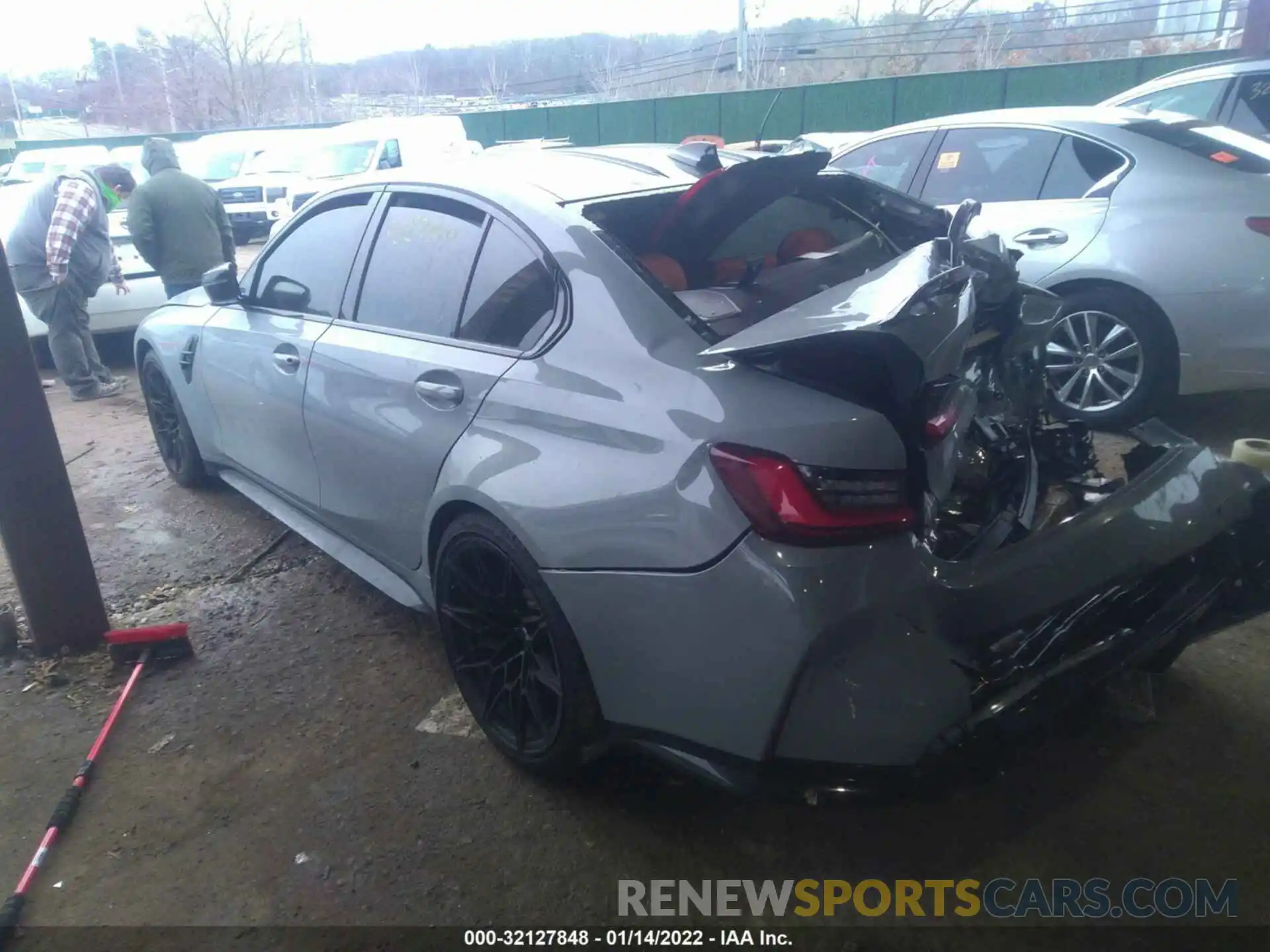 3 Photograph of a damaged car WBS43AY06NFM11662 BMW M3 2022