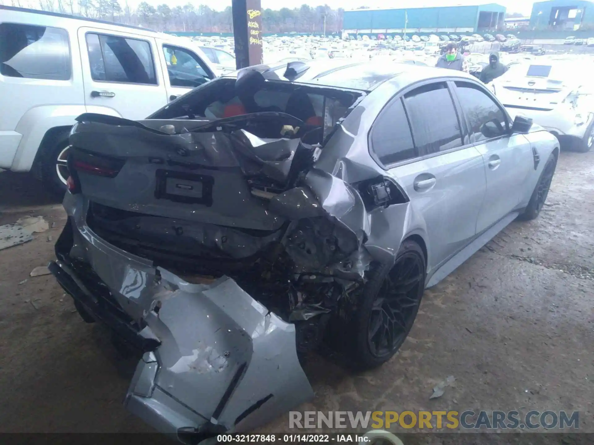 4 Photograph of a damaged car WBS43AY06NFM11662 BMW M3 2022