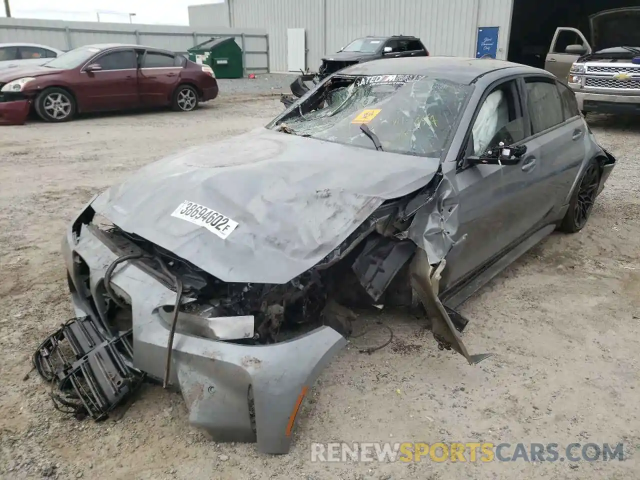 2 Photograph of a damaged car WBS43AY08NFM00081 BMW M3 2022