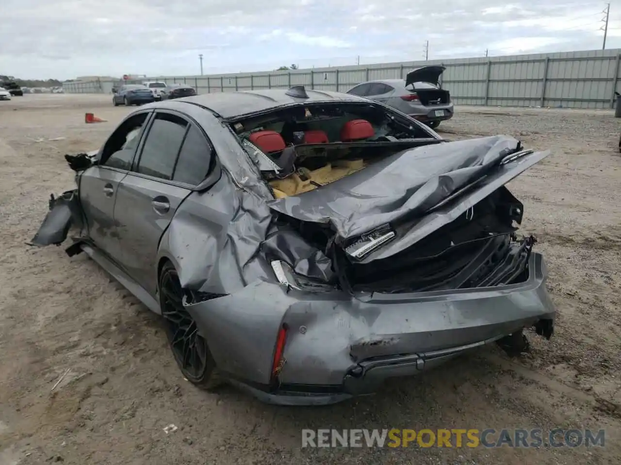 3 Photograph of a damaged car WBS43AY08NFM00081 BMW M3 2022