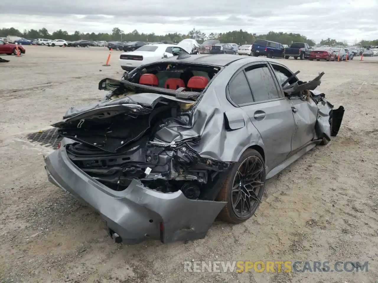 4 Photograph of a damaged car WBS43AY08NFM00081 BMW M3 2022