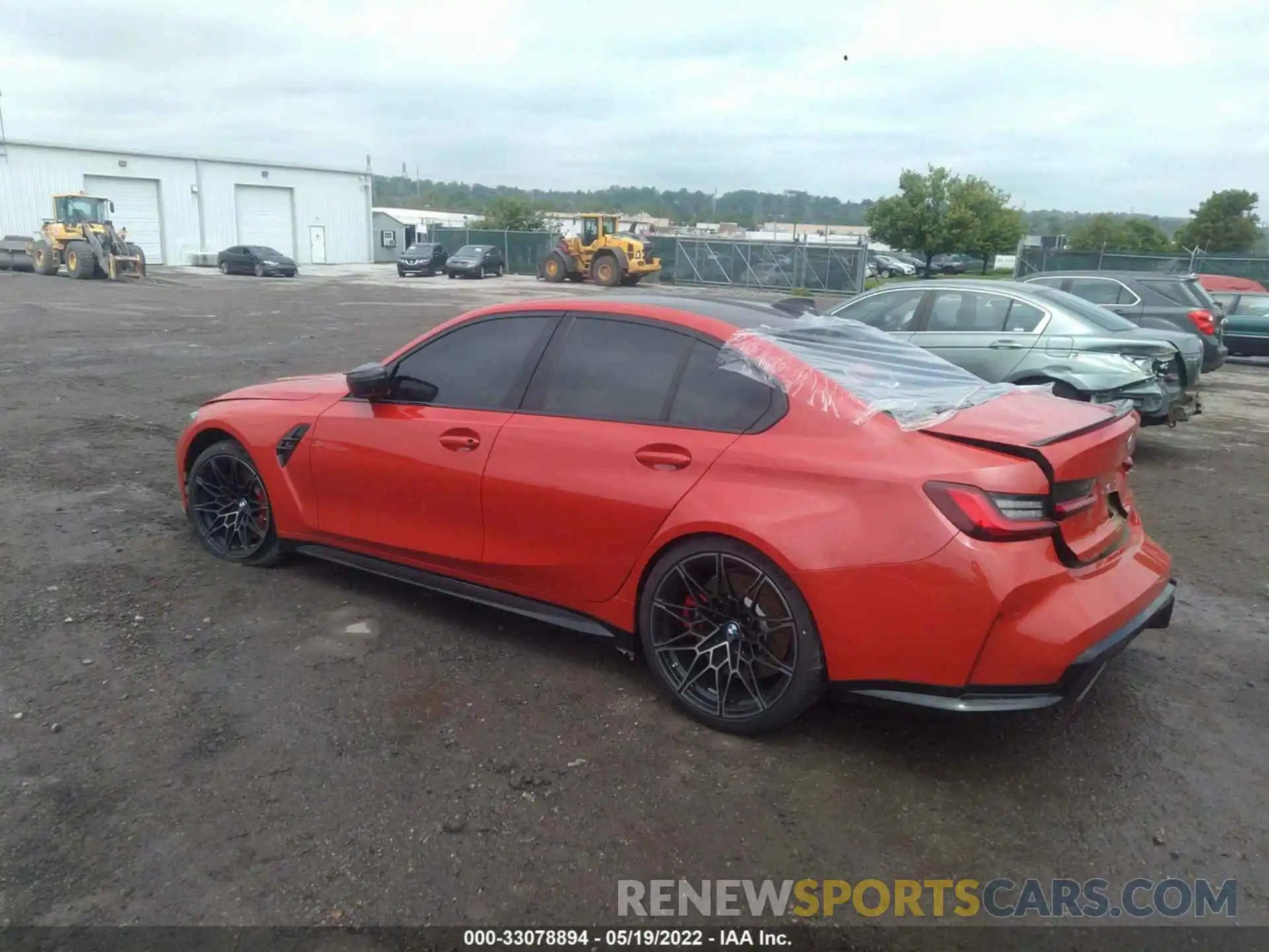 3 Photograph of a damaged car WBS43AY08NFM09878 BMW M3 2022