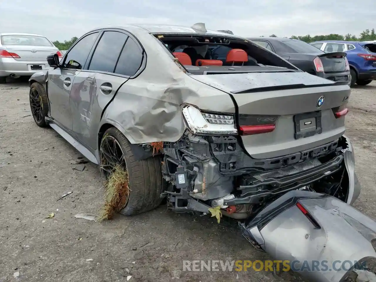 3 Photograph of a damaged car WBS43AY0XNFM22745 BMW M3 2022