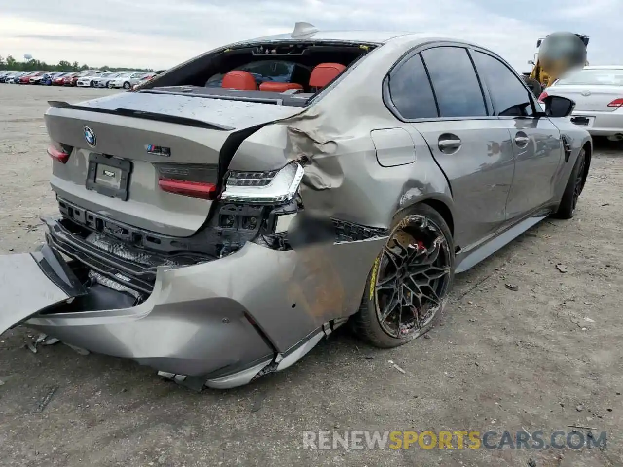 4 Photograph of a damaged car WBS43AY0XNFM22745 BMW M3 2022