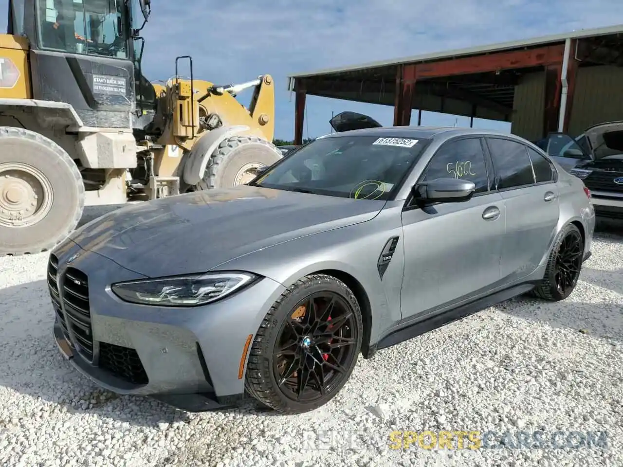 2 Photograph of a damaged car WBS53AY05NFL98682 BMW M3 2022