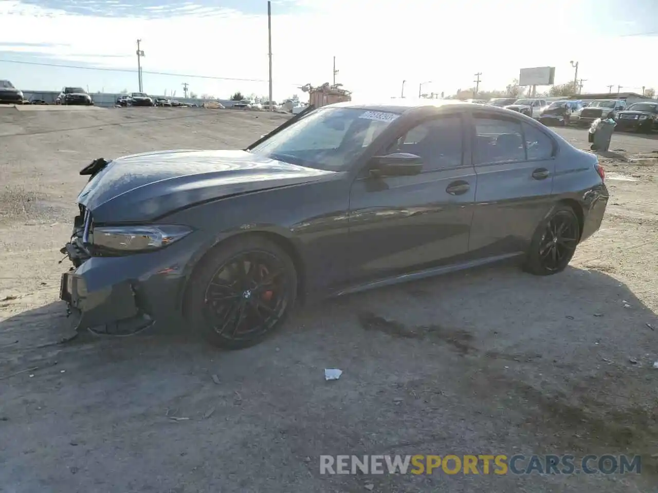 1 Photograph of a damaged car 3MW49FF00P8D31708 BMW M3 2023