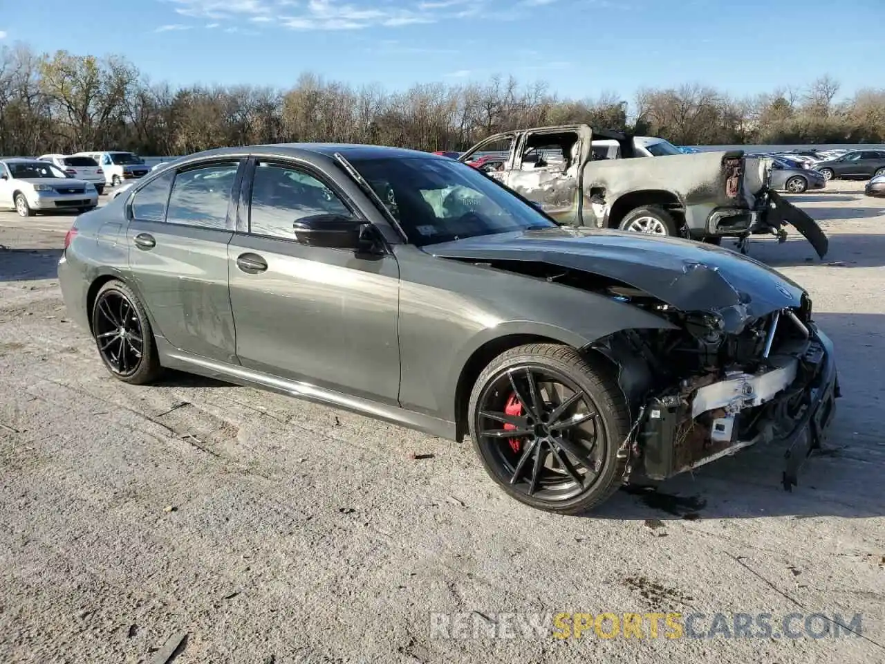 4 Photograph of a damaged car 3MW49FF00P8D31708 BMW M3 2023