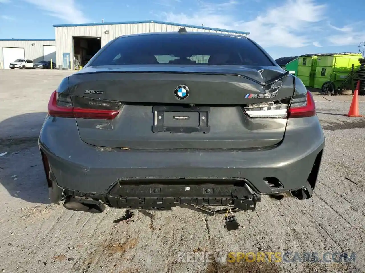 6 Photograph of a damaged car 3MW49FF00P8D31708 BMW M3 2023