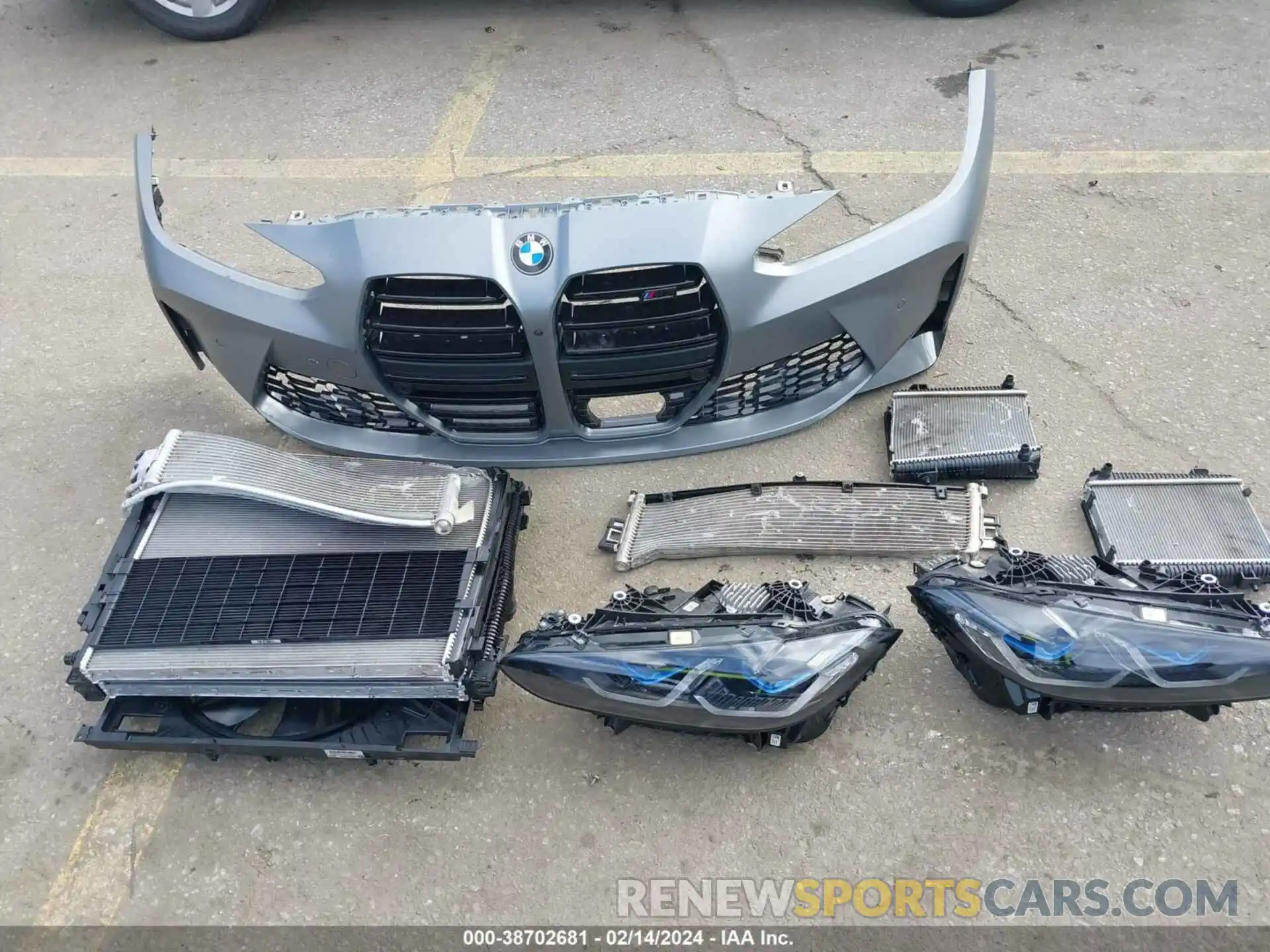 12 Photograph of a damaged car WBS33AY00PFP81598 BMW M3 2023