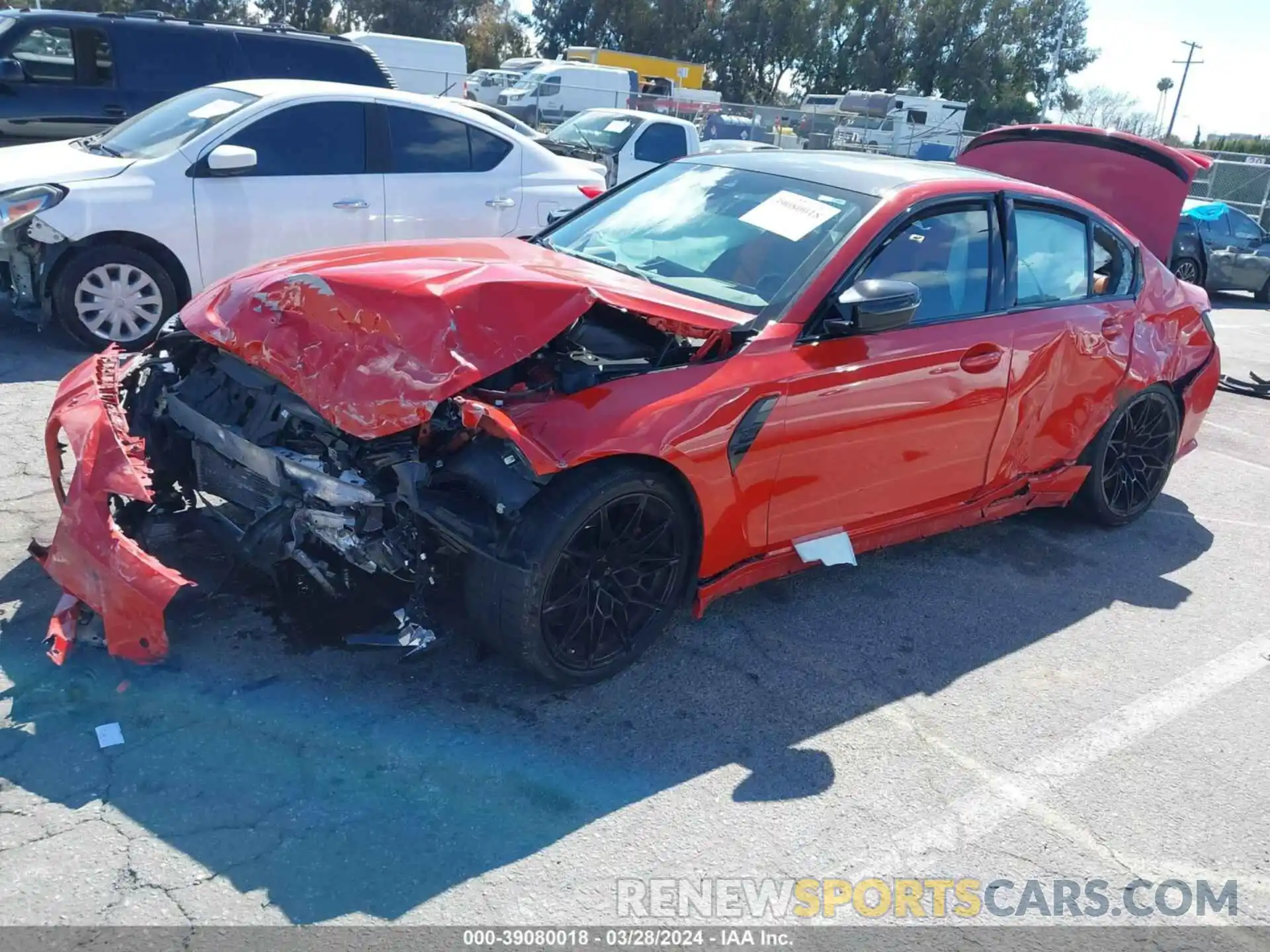 2 Photograph of a damaged car WBS33AY01PFN84679 BMW M3 2023